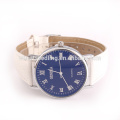taobao men women wrist leather strap Roman number blue dial unisex watch